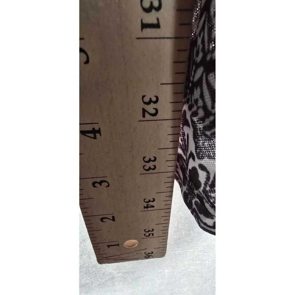 Catherines Black White‎ Embellished Sleeveless Dress  22x Floral print - Picture 4 of 6